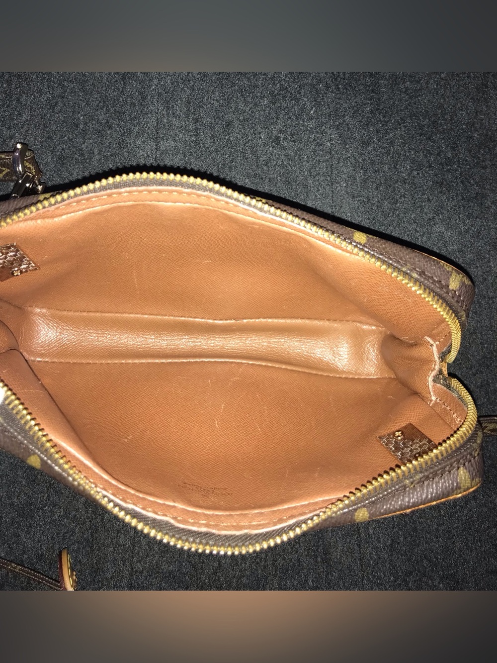 ✅LV free wallet POCHETTE BANDOLIER CROSSBODY LOUIS VUITTON AUTHENTIC - Picture 6 of 14